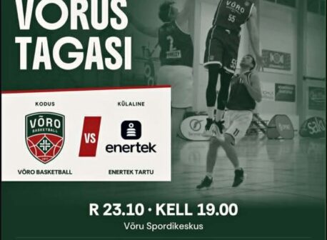 PILDID ja VIDEO: korvpall on Võrus tagasi